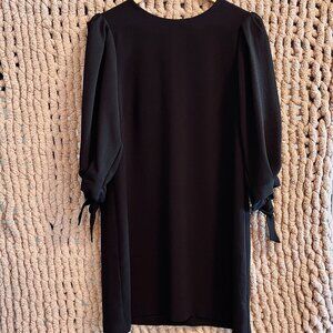 H&M Black Puffed Sleeve Dress Size 10